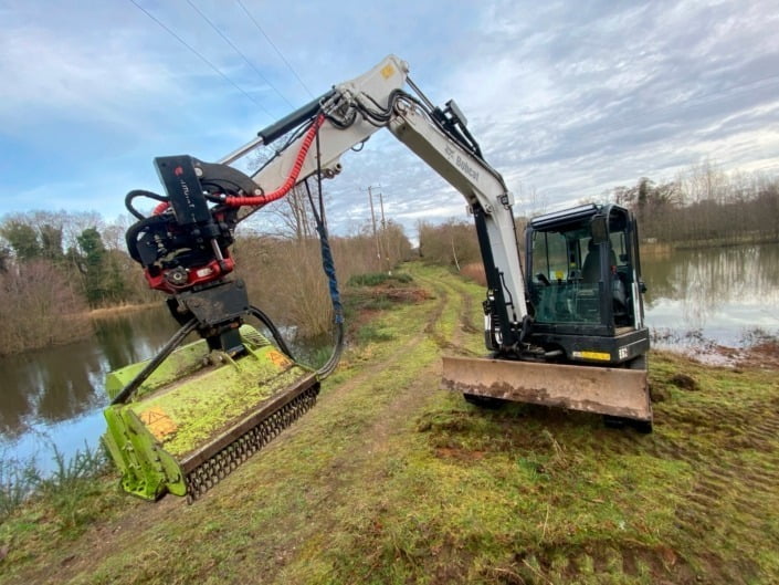 Niubo Forstmulcher Minibagger